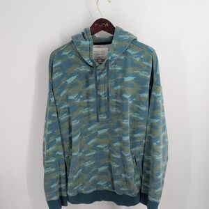 Vtg Sanctuary Los‎ Angeles Supply Camouflage Pullover Hoodie Multicolor Size L